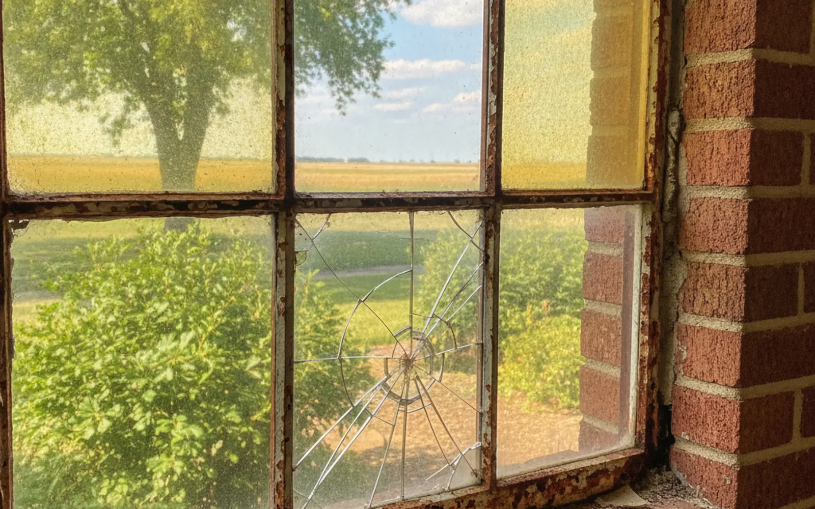Water pooling in a leaking window well against a Lincoln foundation